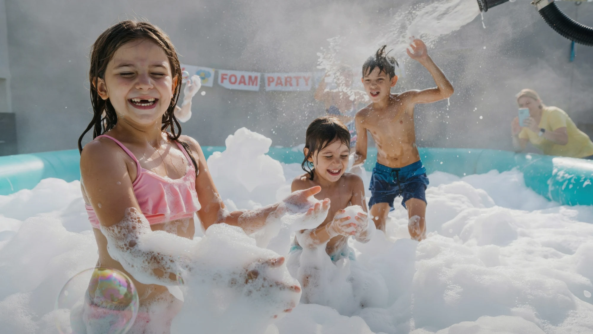 Make October birthdays unforgettable with a fun foam party rental.